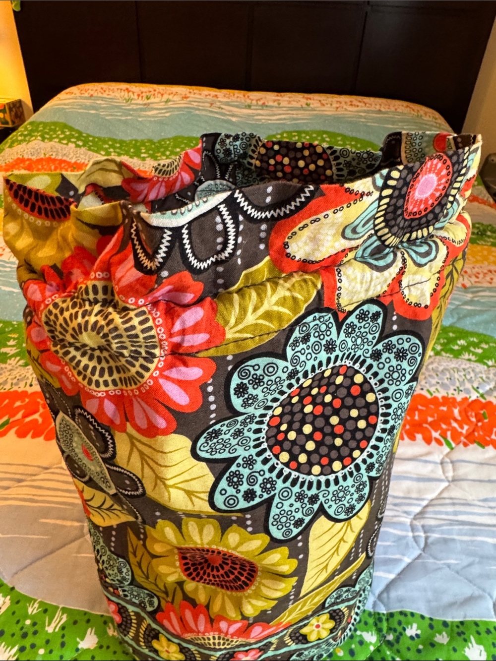 Vera Bradley Ditty Bag in Flower Shower - Picture 3 of 9